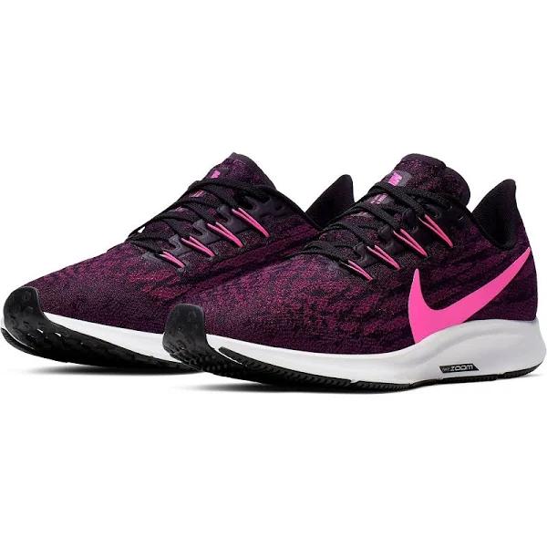 Nike Womens Air Zoom Pegasus 36 - Black/Pink