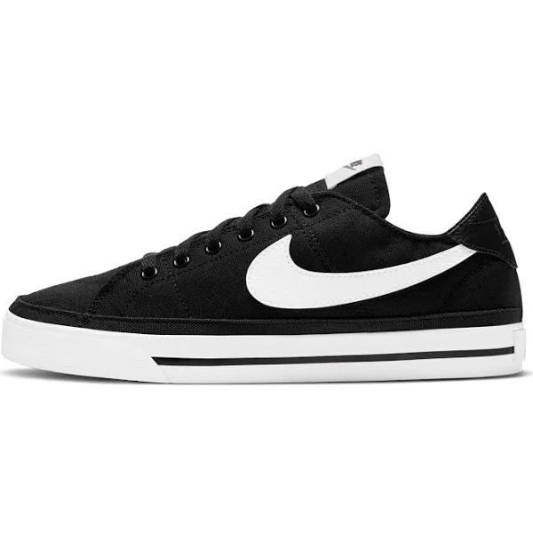 Nike Womens Court Legacy Canvas, 9.5 / Black