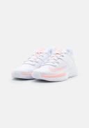 Nike Womens Court Vapor Lite Tennis Shoes - White/Washed Coral 9.5