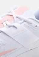 Nike Womens Court Vapor Lite Tennis Shoes - White/Washed Coral 9.5