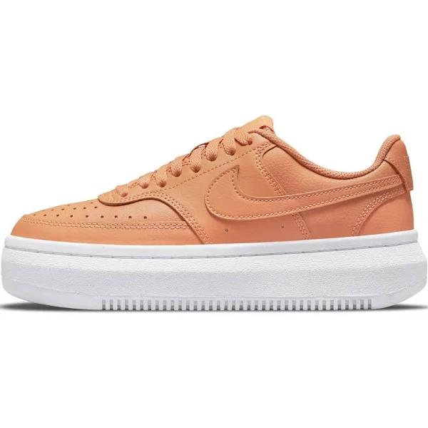 Nike Womens Court Vision Alta Ltr Shoes - Size 8 - Light Cognac/White