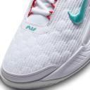 Nike Womens Court Zoom NXT Tennis Shoes - White/Washed Teal/Light Silver 9.5