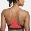 Nike Womens Dri-FIT Indy V Neck Sports Bra Red XS