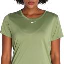 Nike Womens Dri-FIT One Short Sleeve Standard Fit Top, L / Green