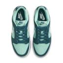 Nike Womens Dunk Low Sneaker (Geode Teal/White-Emerald Rise - 8)
