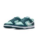 Nike Womens Dunk Low Sneaker (Geode Teal/White-Emerald Rise - 8)