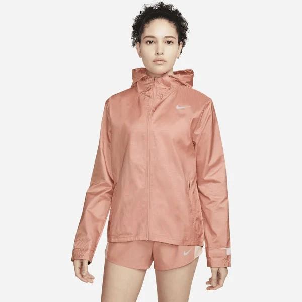 Nike Womens Essential Running Jacket Orange M