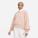 Nike Womens Phoenix Oversized Sweatshirt Pink M