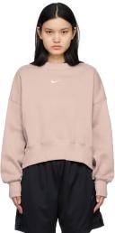 Nike Womens Phoenix Oversized Sweatshirt Taupe XS