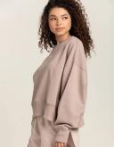 Nike Womens Phoenix Oversized Sweatshirt Taupe XS
