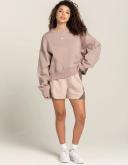 Nike Womens Phoenix Oversized Sweatshirt Taupe XS