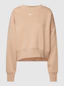 Nike Womens Sportswear Phoenix Fleece Oversized Sweatshirt Taupe M