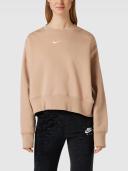 Nike Womens Sportswear Phoenix Fleece Oversized Sweatshirt Taupe M
