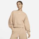 Nike Womens Sportswear Phoenix Fleece Oversized Sweatshirt Taupe M