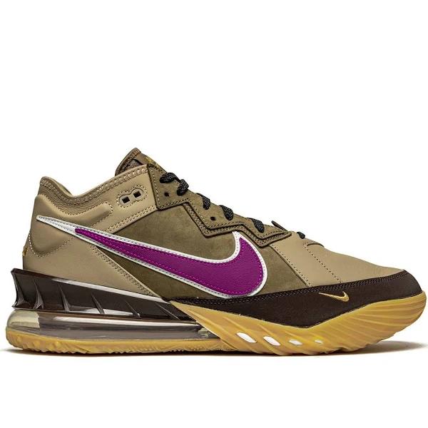Nike - x Atmos LeBron 18 Low Sneakers - Men - Rubber/Leather/Suede/Fabric - 10.5 - Green