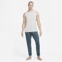 Nike Yoga Dri-FIT Men's Trousers - 50% Recycled Polyester - Blue