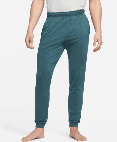 Nike Yoga Dri-FIT Men's Trousers - 50% Recycled Polyester - Blue