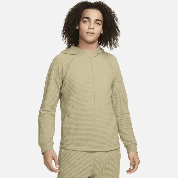 Nike Yoga Men's Dri-FIT Sweatshirt - 1 - 50% Sustainable Blends - Brown