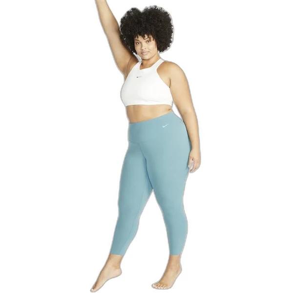 Nike Zenvy Women's Gentle-Support High-Waisted 7/8 Leggings - Blue