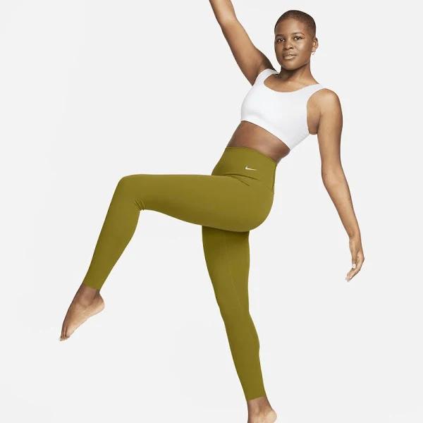 Nike Zenvy Women's Gentle-Support High-Waisted 7/8 Leggings - Green