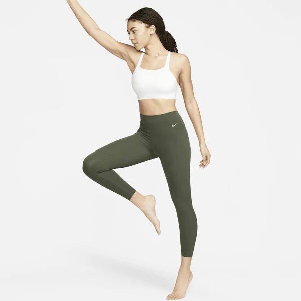 Nike Zenvy Women's Gentle-Support High-Waisted 7/8 Leggings - 1 - Green