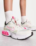 Nike Zoom Air Fire Light Silver/White-Hyper Pink-Olive Aura Size 8 Womens - Hype DC | AfterPay Available