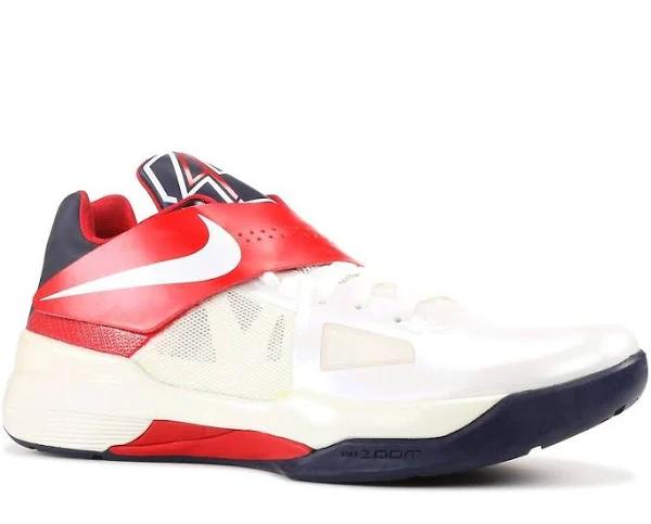 Nike Zoom KD 4 White/Obsidian 'Usa'