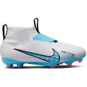 Nike Zoom Mercurial Superfly 9 Academy Kids Football Boots White/Blue US 3