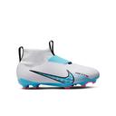 Nike Zoom Mercurial Superfly 9 Academy Kids Football Boots White/Blue US 3