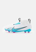 Nike Zoom Mercurial Superfly 9 Academy Kids Football Boots White/Blue US 3