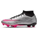 Nike Zoom Mercurial Superfly 9 Academy XXV FG Soccer Cleats - Silver & Pink - 1 Each