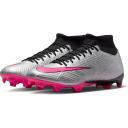 Nike Zoom Mercurial Superfly 9 Academy XXV FG Soccer Cleats - Silver & Pink - 1 Each