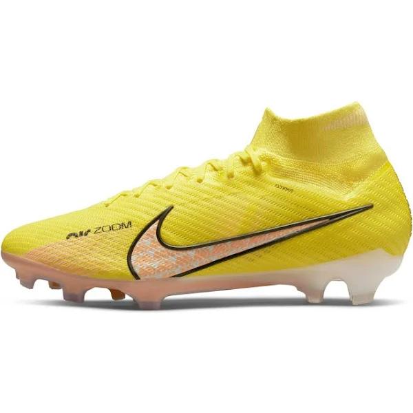 Nike Zoom Mercurial Superfly 9 Elite FG Soccer Cleats, Men's, Yellow/Orange