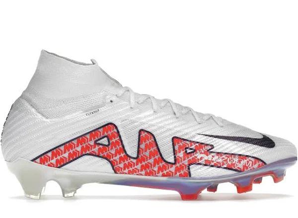 Nike Zoom Mercurial Superfly 9 Elite FG White Bright Crimson