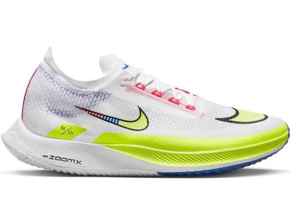 Nike ZoomX Streakfly Premium White Volt Racer Blue