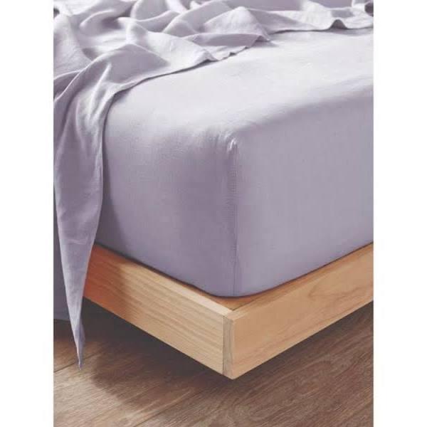 Nimes Lilac Fitted Sheet by Linen-House (Queen)