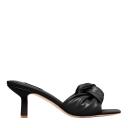 Nine West Knot Heeled Sandal in Black 5.5