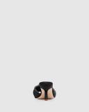 Nine West Knot Heeled Sandal in Black 9.5