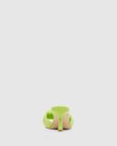 Nine West Knot Heeled Sandal in Lime Green Lime 9