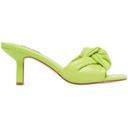 Nine West Knot Heeled Sandal in Tan 11