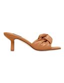 Nine West Knot Heeled Sandal in Tan 11