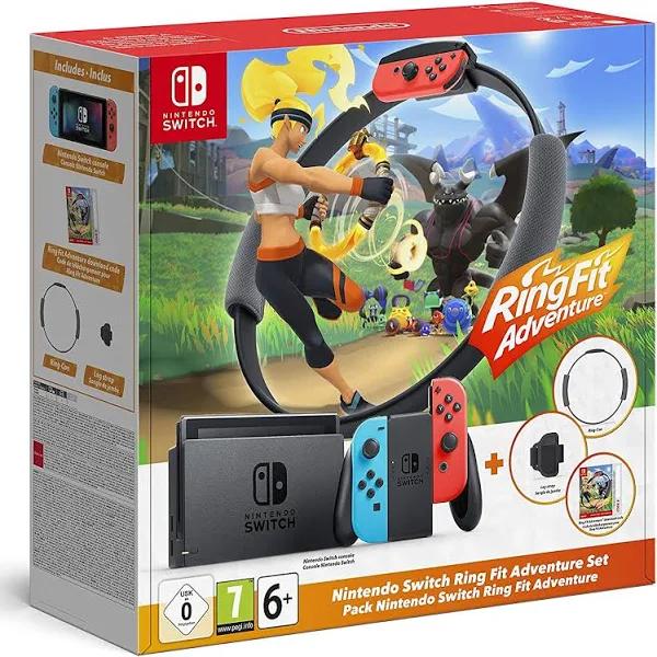Nintendo Switch Console - Ring Fit Adventure Edition