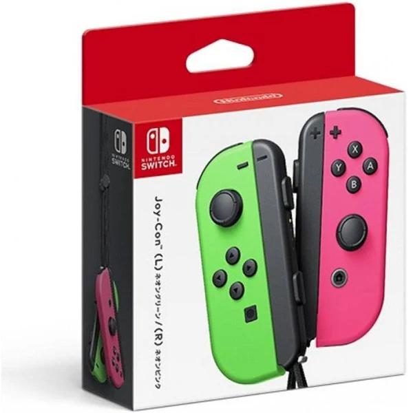 Nintendo Switch Joy-con Controllers (Neon Green / Neon Pink)