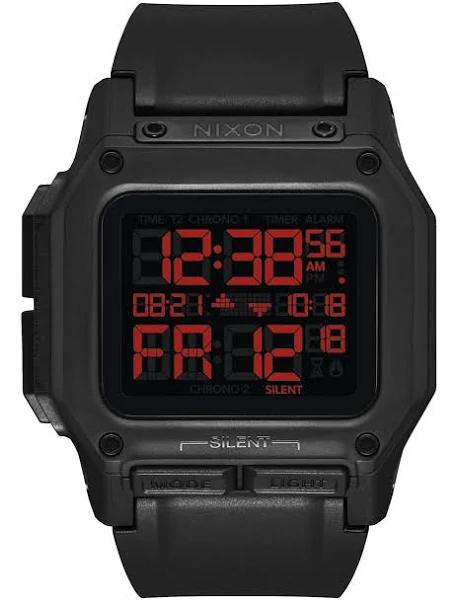 Nixon Regulus Watch - All Black/Red