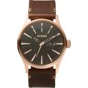Nixon Sentry Leather Watch - All Black