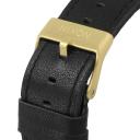 Nixon Sentry Leather Watch - Gold Black
