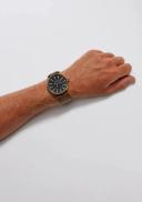 Nixon Sentry Leather Watch - Gold/Black