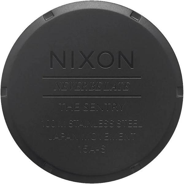 Nixon Sentry Stainless Steel Watch - Black