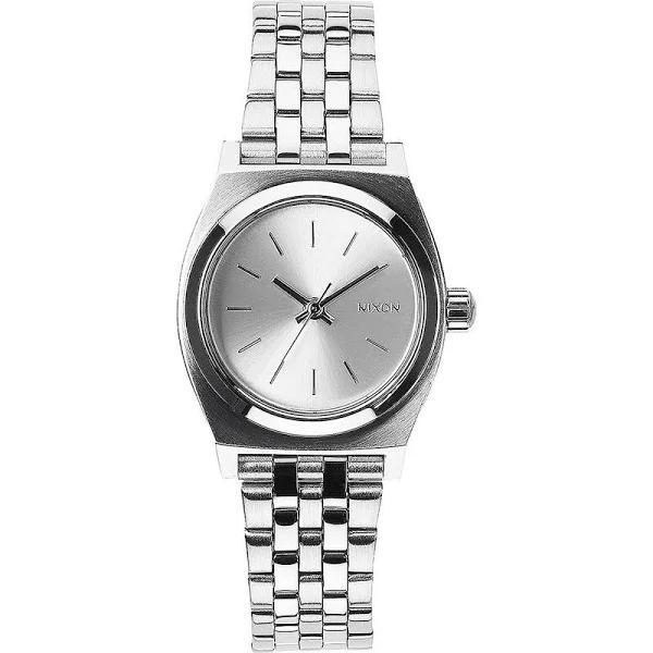 Nixon Small Time Teller Watch - Silver