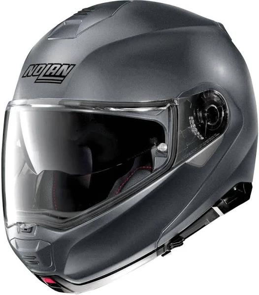 Nolan N100-5 Classic N-COM Helmet, Grey, Size M